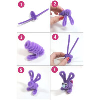 Concorde Tvořivá sada - bambulky, drátky a oči