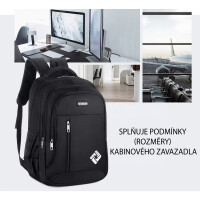 Platinium Batoh s USB portem 30 litrů černý