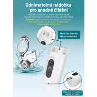 Wellife Přenosný ultrazvukový inhalátor s digitálním displejem TZ-W12 – nebulizér