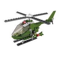 Kids World Logická stavebnice LOGIS helikoptéra 85 ks