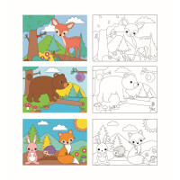 Concorde Malování na plátno - Lesní zvířátka