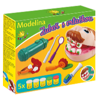 Kids World Modelína zubař s vrtačkou