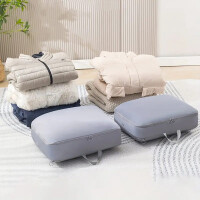 HomeLife Samokompresní skládací organizér ZIP BAG 52 x 42 x 60 cm