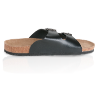 Fit Walk Pánské korkové pantofle černé 40