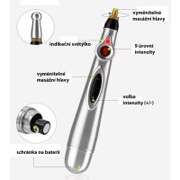 Wellife Akupunkturní masážní pero ACTIVE 3v1 W-912