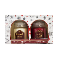 Arôme Vánoční vonná svíčka Magical Winter + Christmas Scent, 2 x 85 g