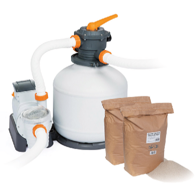 Písková filtrace ULTRA s filtračním pískem 2 x 25 kg