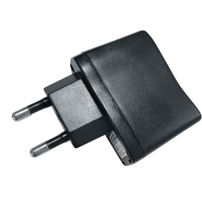 Síťový adaptér na USB, černý