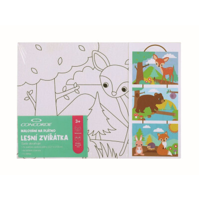 Concorde Malování na plátno - Lesní zvířátka