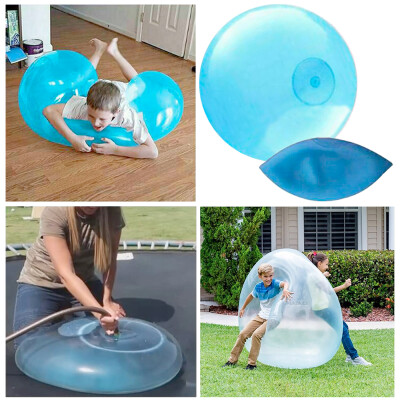 Míč Bubble Ball 2v1 120 cm modrý