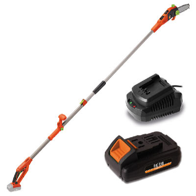 AKU teleskopická prořezávací pila M0L-KT01-18 + AKU baterie 20V 2Ah + Rychlonabíječka 