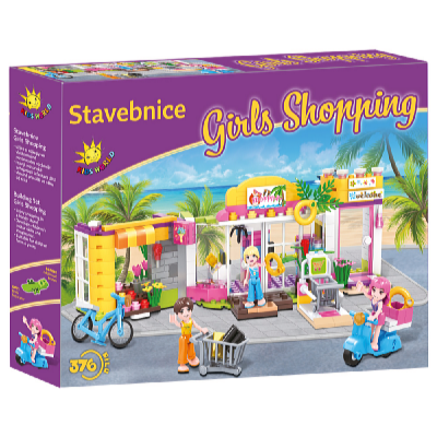 Kids World Stavebnice Girls Shopping 376 ks