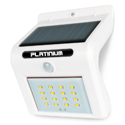 Platinium Nástěnné solární LED světlo s detektorem pohybu