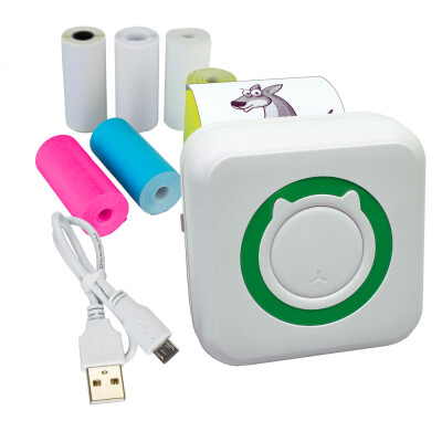 Chytrá mini tiskárna FUNPRINT C15 + 6 ks náhradních roliček termopapíru + USB nabíjecí adaptér