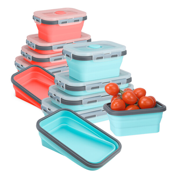 De Gusto Skládací silikonové dózy 4 ks