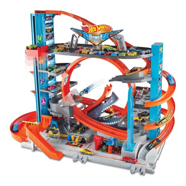 Hot Wheels City garáž se smyčkou