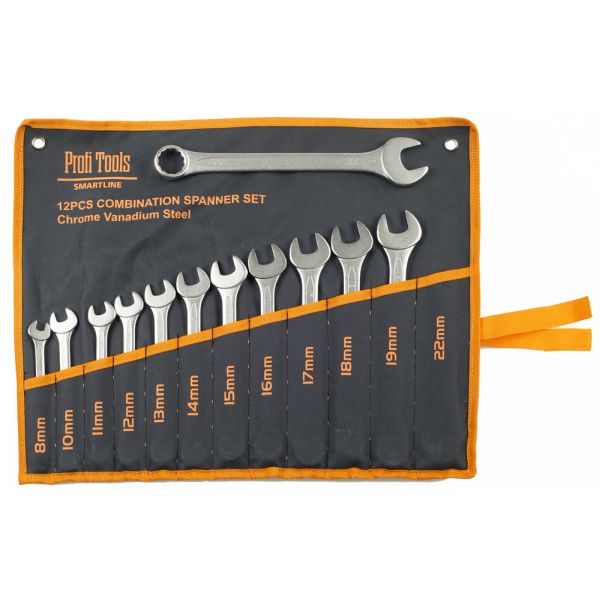 Profi Tools Klíč očkoplochý 12 ks