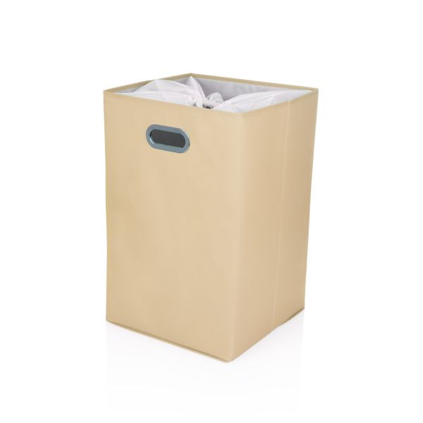 HomeLife Textilní koš na prádlo 62 l, béžový