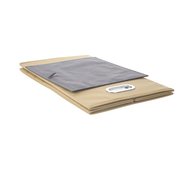 HomeLife Textilní koš na prádlo 62 l, béžový