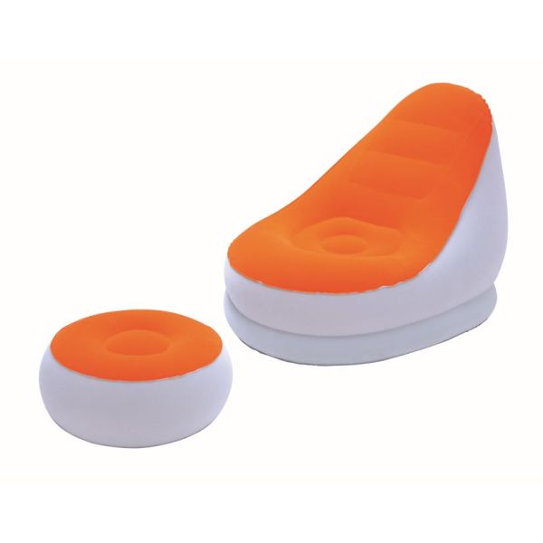 Bestway Nafukovací křeslo COMFORT CRUISER oranžová