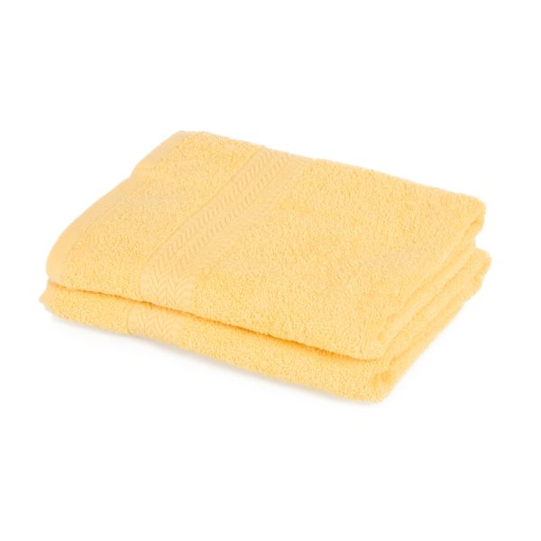 Romeo Froté ručník 50 x 100 cm žlutá