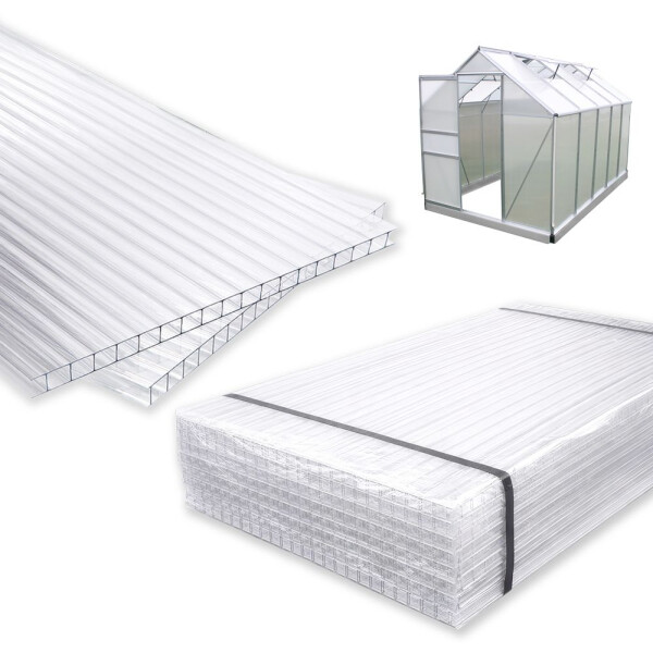 Garden King Polykarbonátový skleník - výplně 380 x 190 x 195 cm B