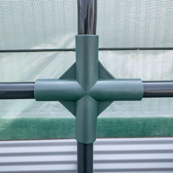 Garden King Krytý vyvýšený záhon AGRO BED II 200 x 79/199 x 100 cm, 3D design dřevo, kov