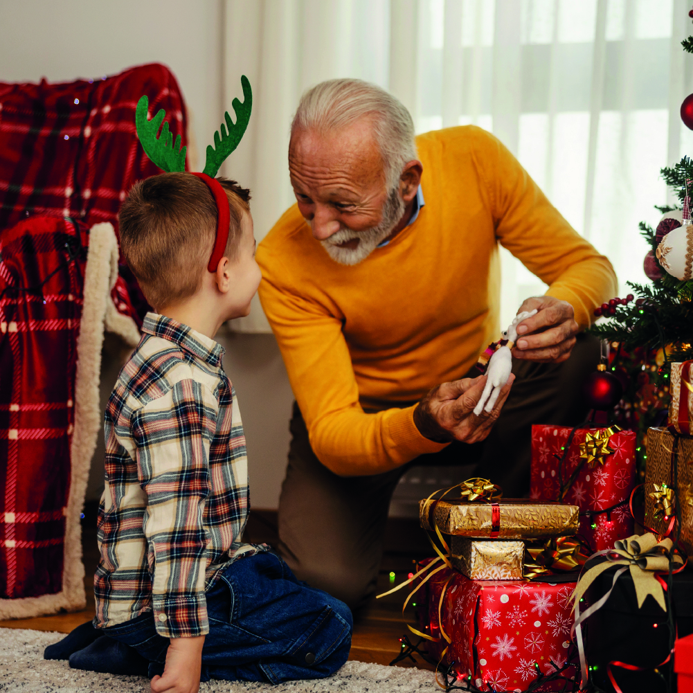 Vánoční dárek pro dědečka